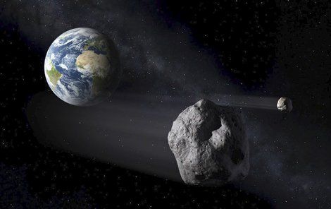 Tak nějak mohl podle NASA asteroid vypadat.