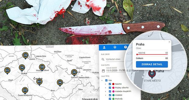 Kde se u vás ve čtvrti vraždilo? Teď se můžete na online mapě kriminality podívat