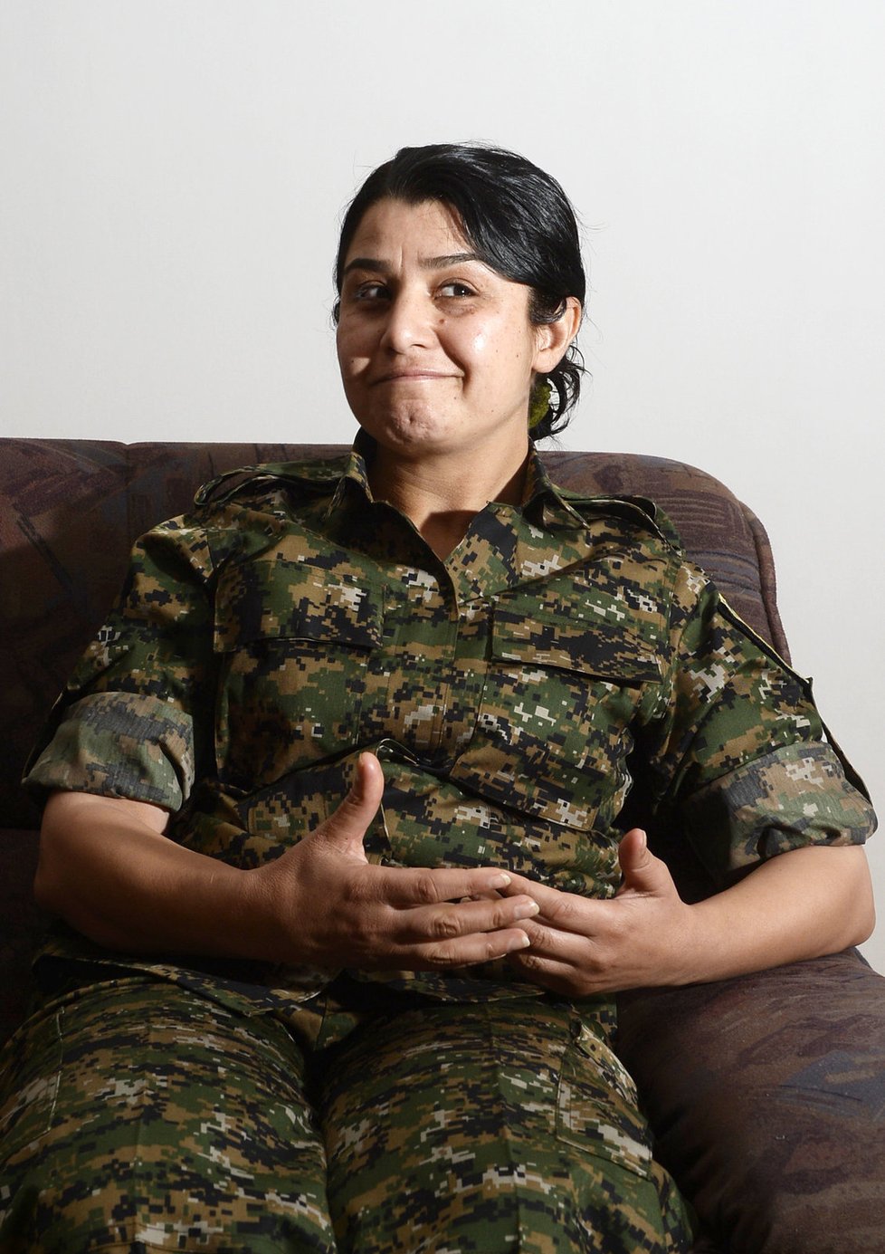 Nasrin Abdallah je jednou z žen bojujících ve válce proti Islámskému státu.