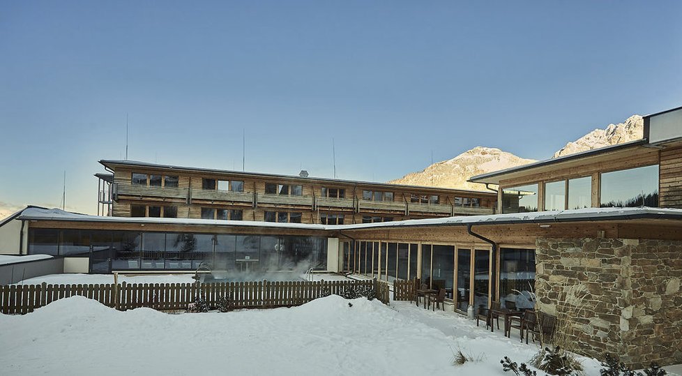 Z hotelu Falkensteiner dojedete na svah přímo na lyžích.