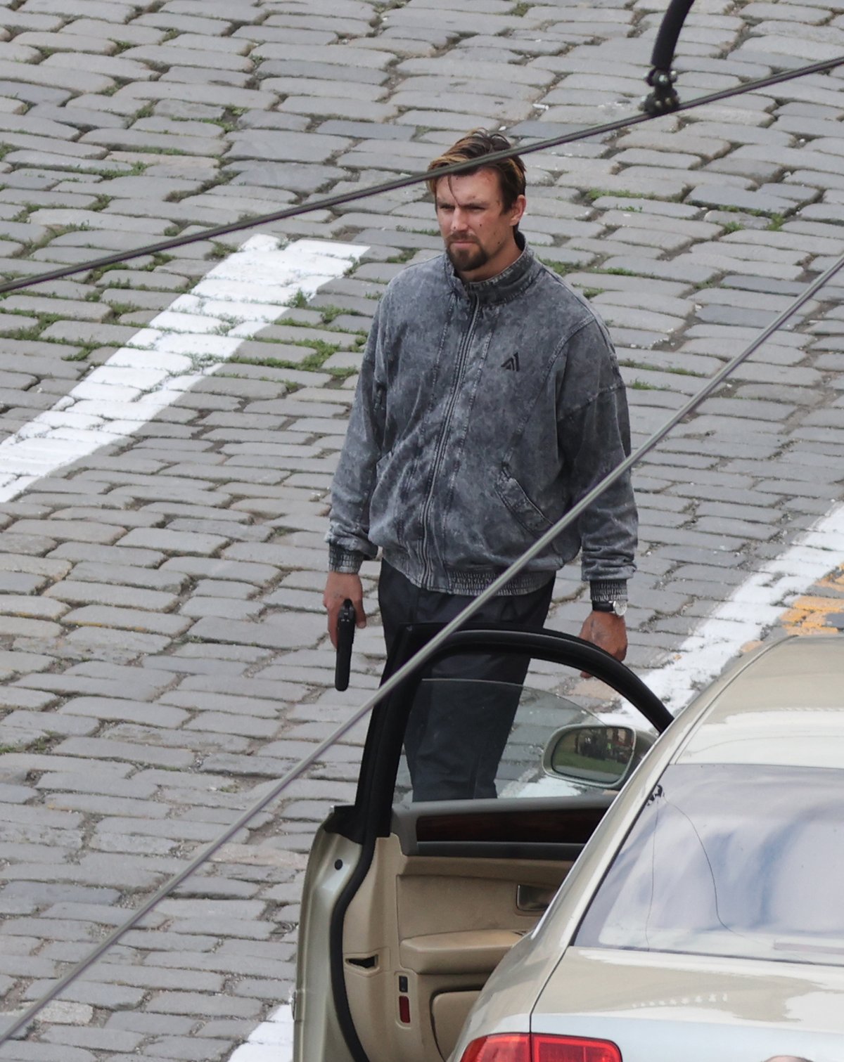 Nebezpečné natáčení v Praze pro film s Ryanem Goslingem.