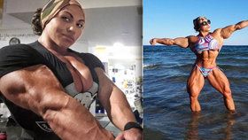 Arnold v sukni: Ruská kulturistka má obvod bicepsu 48 cm