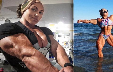 Arnold v sukni: Ruská kulturistka má obvod bicepsu 48 cm
