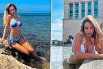 Modelka Natálie Kočendová se pochlubila zmenšeným poprsím v plavkách.