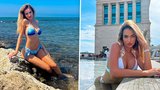 Miss Natálie Kočendová: Po zmenšení prsou provětrala nové trojky v bikinách