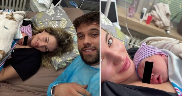 Natálie Kočendová porodila syna Bryana