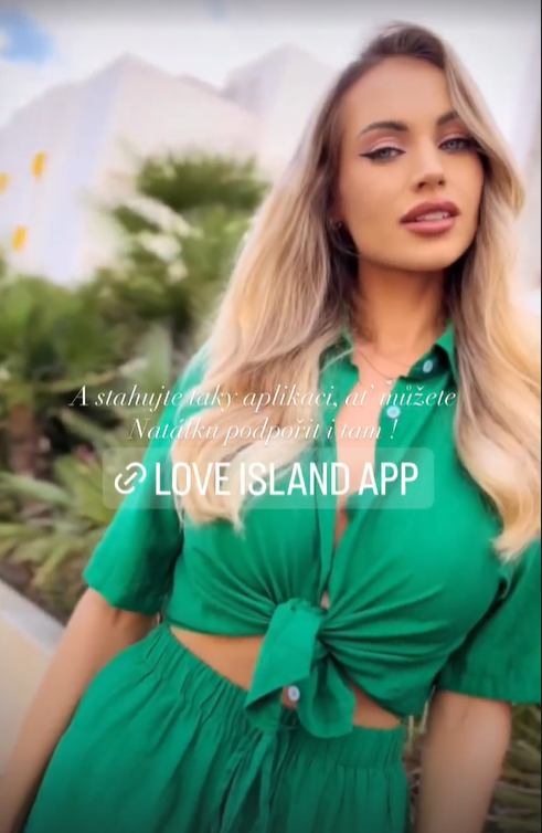 Misska Kočendová v reality show Love Island