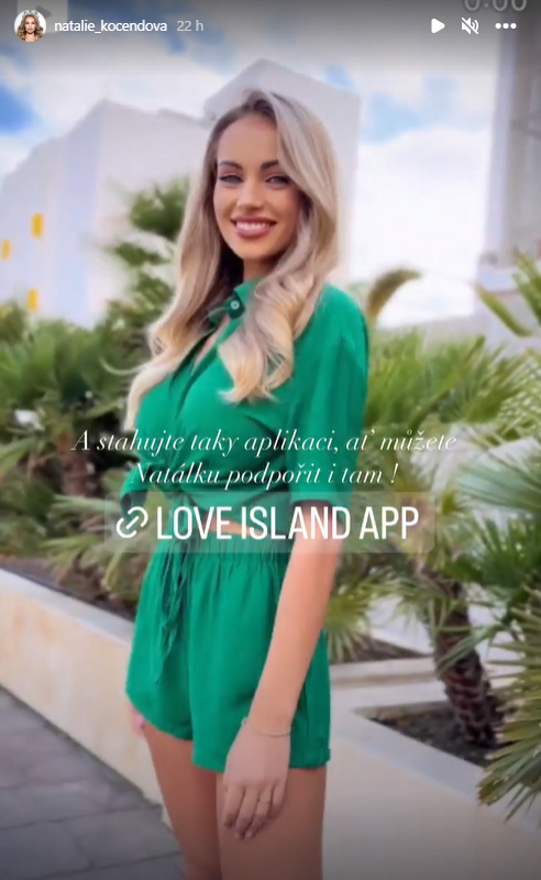 Misska Kočendová v reality show Love Island