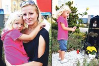 Natálka (4) přinesla růži zastřelenému tátovi: Před 4 lety ho zabil sériový vrah