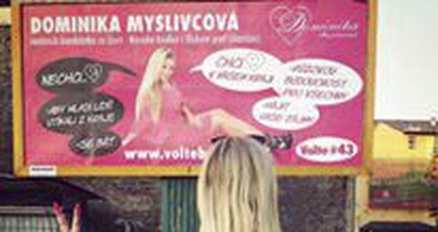 Dominika Myslivcová a její růžová kampaň