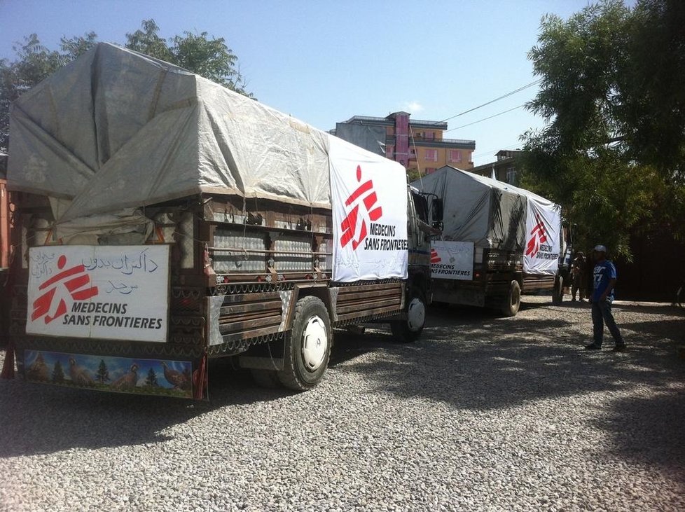 Nemocnice nedaleko Kunduzu byla v době náletu přeplněná.