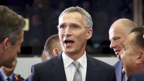 Tajemník NATO generál General Stoltenberg na setkání ministrů obrany NATO v Bruselu, 8.6.2018