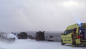 Při cvičení NATO v Norsku došlo k nehodě