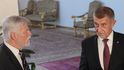 Prezident Petr Pavel přijal premiéra Andreje Babiše (ANO) na Pražském hradě kvůli sporu summitu NATO (8.5.2026) Prezident Petr Pavel přijal premiéra Andreje Babiše (ANO) na Pražském hradě kvůli sporu summitu NATO (8.5.2026)