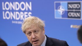 Závěrečný den summitu NATO, na snímku britský premiér Boris Johnson, (4.12.2019).