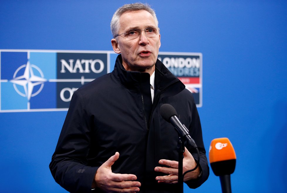 Závěrečný den summitu NATO, na snímku generální tajemník NATO Jens Stoltenberg, (4.12.2019).