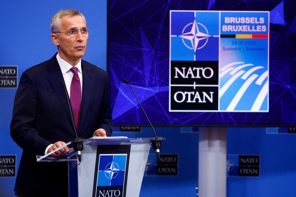 Generální tajemník NATO Jens Stoltenberg o výsledcích summitu (24. 3. 2022)