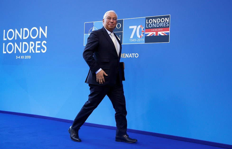 Závěrečný den summitu NATO, na snímku portugalský premiér Antonio Costa, (4. 12. 2019).