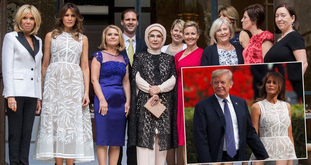Melania mírnila Trumpovu kritiku na summitu NATO. Rozdávala úsměvy, objetí i polibky