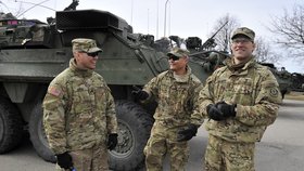 Američané v Pobaltí během vojenského cvičení NATO