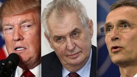 Miloš Zeman a Donald Trump se sejdou na summitu NATO v Bruselu.