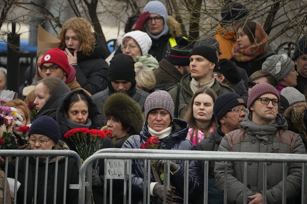 Pohřeb Alexeje Navalného (1. 3. 2023)