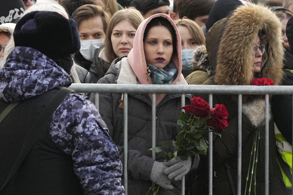 Pohřeb Alexeje Navalného (1. 3. 2023)