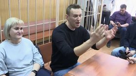 Alexej Navalnyj byl zatčen při demonstracích proti korupci.