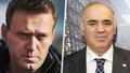 Alexej Navalnyj a Garri Kasparov, prominentní osoby na seznamu teroristů a extremistů