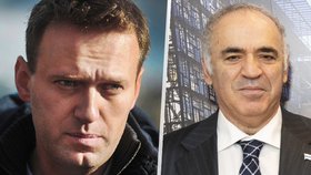Alexej Navalnyj a Garri Kasparov, prominentní osoby na seznamu teroristů a extremistů