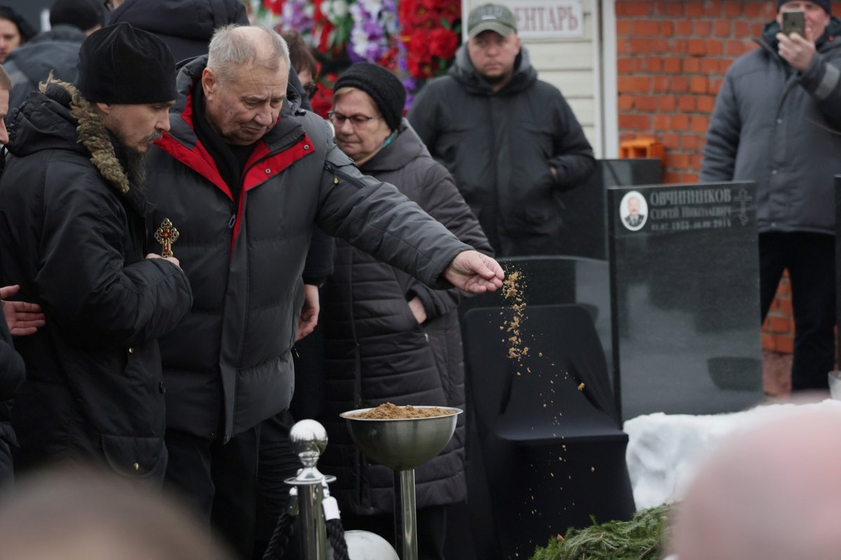Davy Rusů se přišly rozloučit s Alexejem Navalným (1. 3. 2024).
