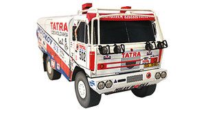 Vystřihovánky v novém ABC: Tatra 815 Dakar a venkovský krámek