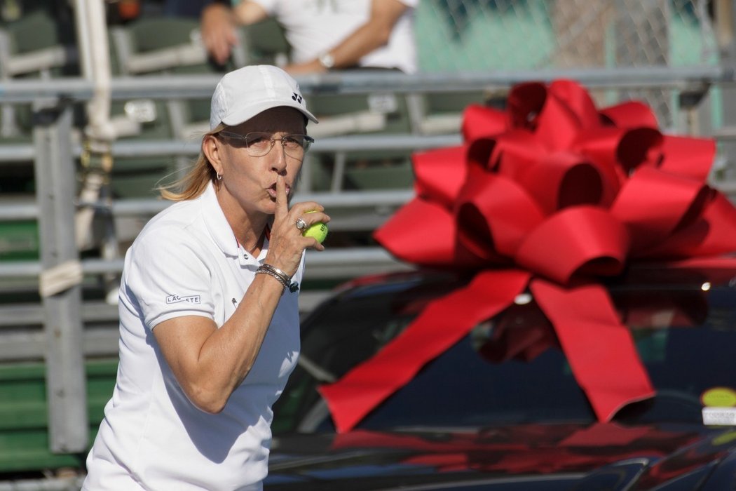 Tenisová legenda Martina Navrátilová