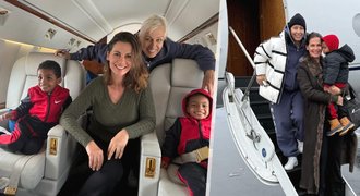 Novoroční cestování rodinky Navrátilové: S kluky v tryskáči Novoroční cestování rodinky Navrátilové: S kluky v tryskáči