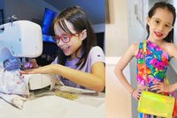 Děti dokážou všechno! Devítiletá dívka se stala známou módní návrhářkou