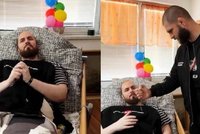 Tomášovi s nádorem zbývá měsíc života: Setkání s MMA bijcem Procházkou! Věnoval mu osobní talisman