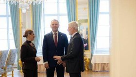 Návštěva prezidenta Nawrockého a jeho ženy Marty v Praze