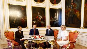 Návštěva prezidenta Nawrockého a jeho ženy v Praze