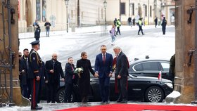 Návštěva prezidenta Nawrockého a jeho ženy v Praze