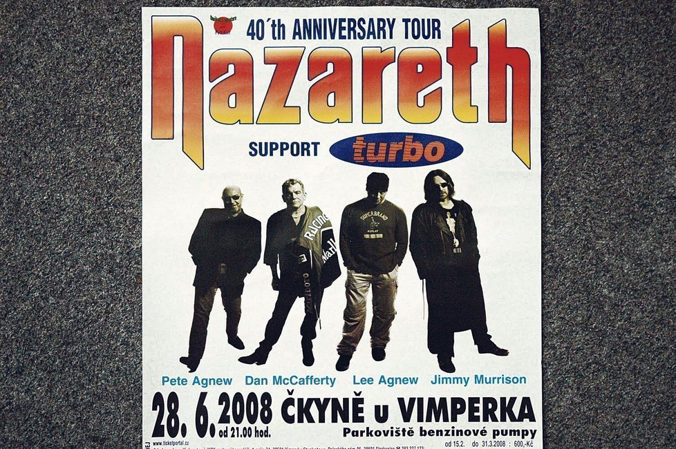 Skupina Nazareth koncertovala i v Česku