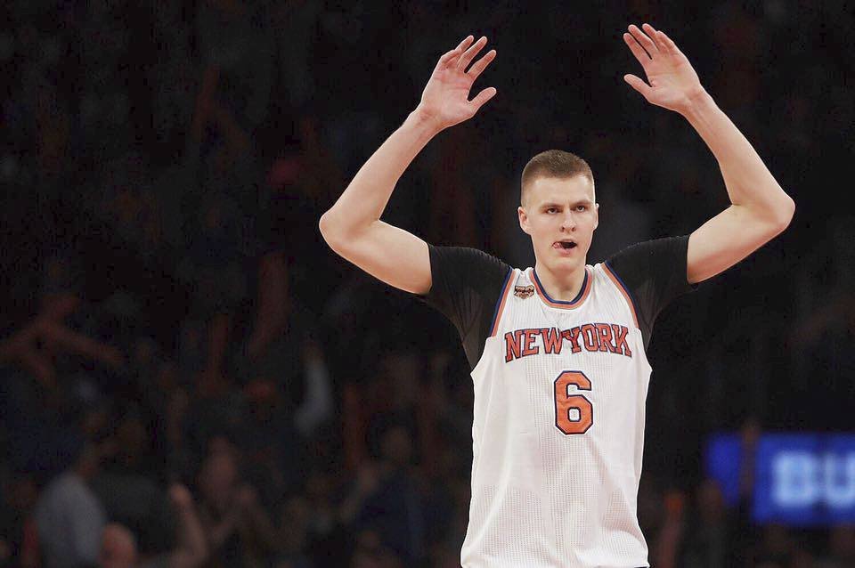 Kristaps Porzingis je hvězdou New York Knicks