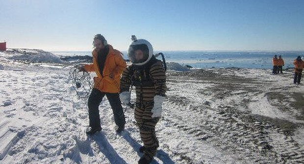Skanafandry určené pro kolonizaci Marsu byly prozkoušeny v Antarktidě