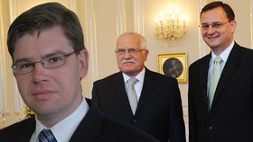 Prezident Klaus na žádost premiéra Nečase odvolali ministra spravedlnosti Jiřího Pospíšila (ODS)