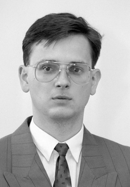 Mladý poslanec Petr Nečas. Rok 1992