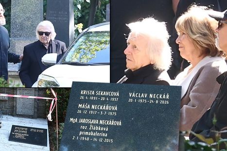 Obrázek: Těžký den Václava Neckáře: Uložil ostatky syna do hrobu! Společně s další urnou