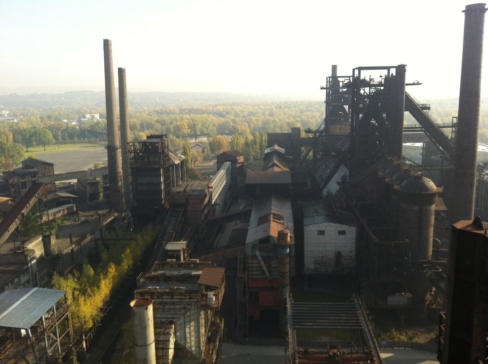 Bývalé železárny ve Vítkovicích