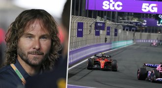 Vzácná návštěva v Saudské Arábii: Na okruh F1 dorazil Nedvěd!