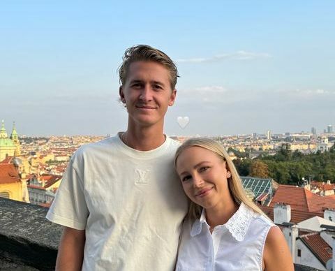 Ivanka se svým partnerem Sebastianem Kordou.