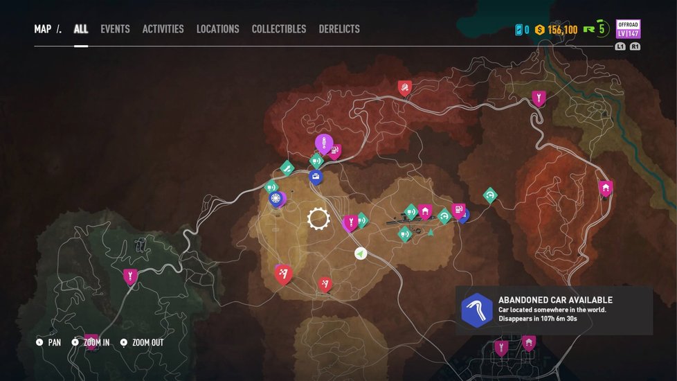 Mapa Fortune Valley.