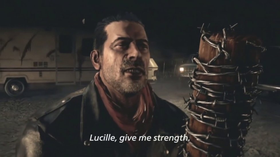 Negan z The Walking Dead ve videohře Tekken 7